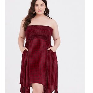 Torrid Red Gingham dress